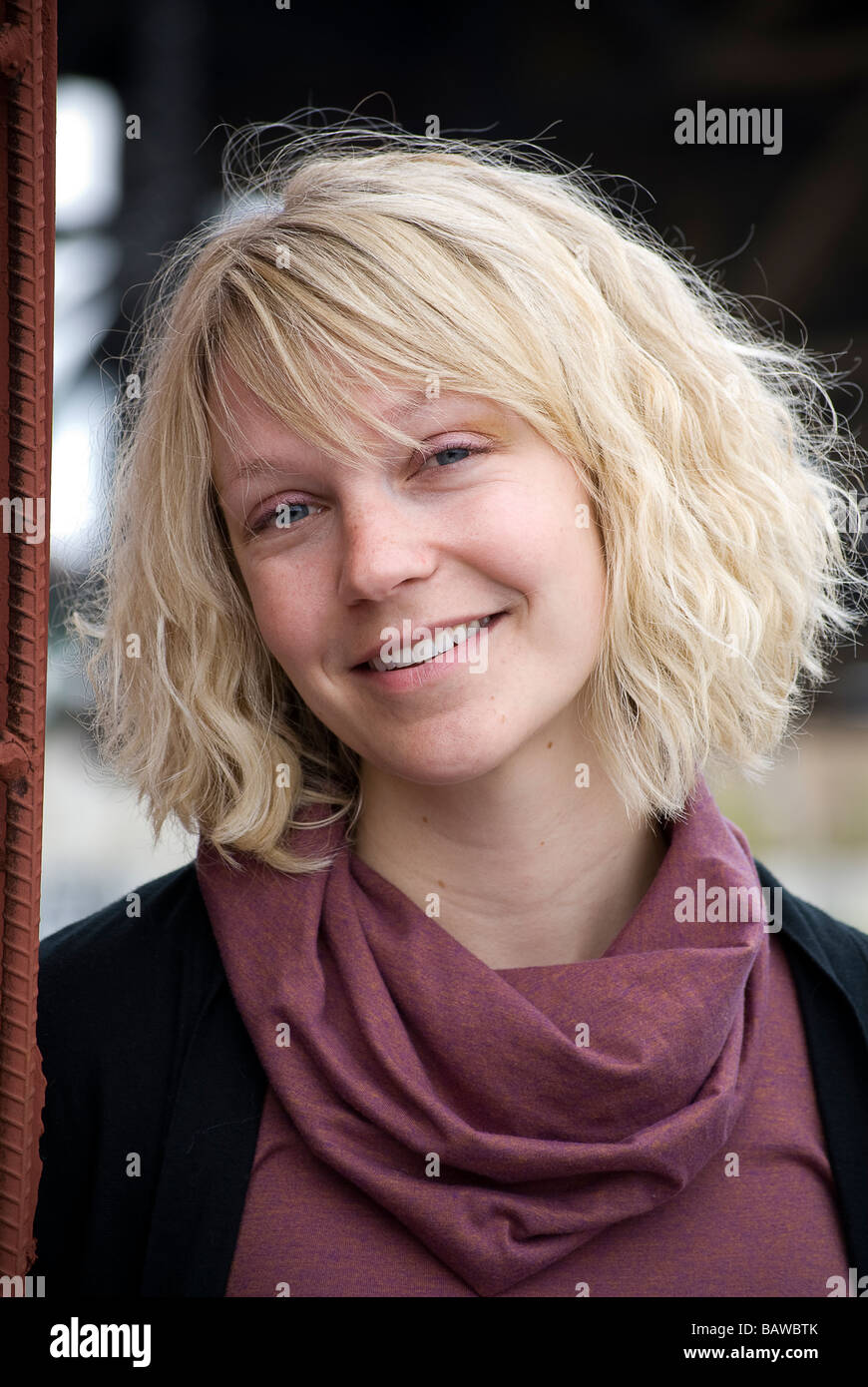 beautiful young blonde woman Stock Photo - Alamy