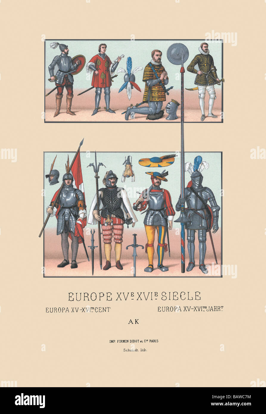 An Assortment of Military Costumes of the Renaissance Stock Photo - Alamy