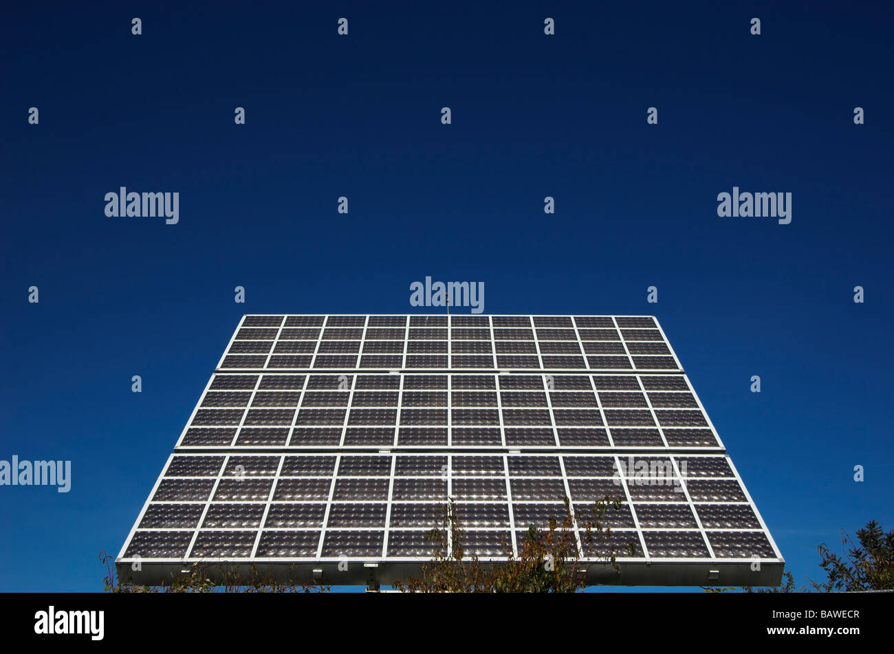 Photovoltaic solar tracker Stock Photo