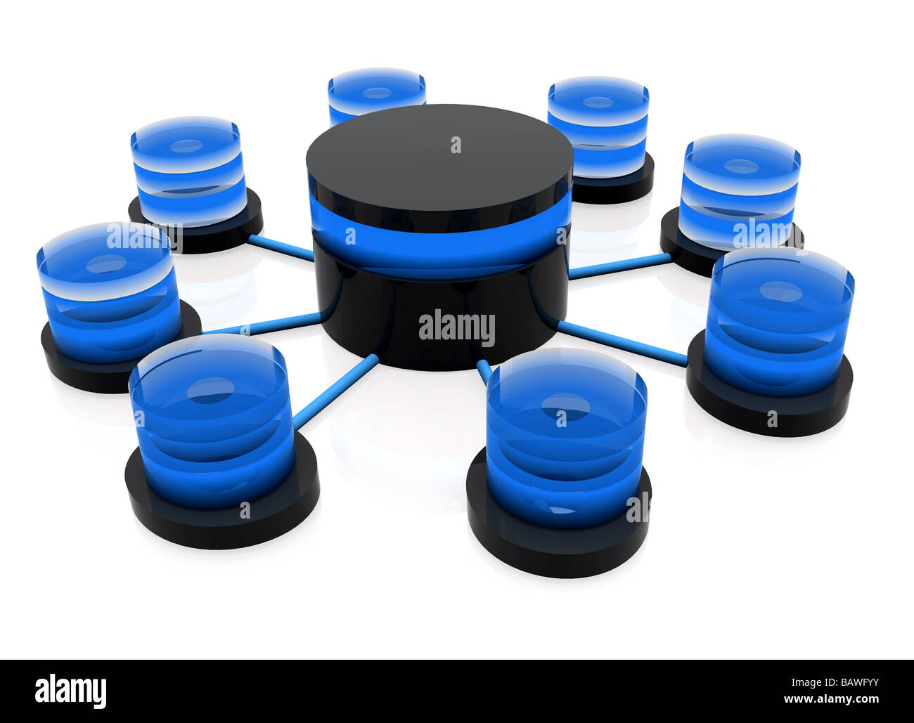 3d database structure Stock Photo - Alamy