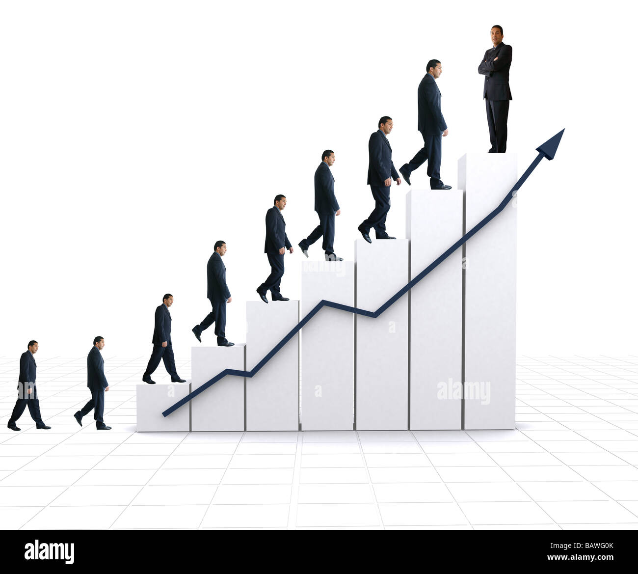 Business statistics graph hi-res stock photography and images - Alamy