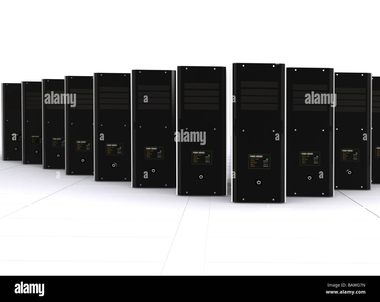 3d computer servers Stock Photo - Alamy