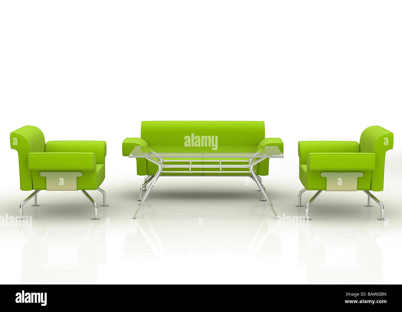green office sofa Stock Photo Alamy