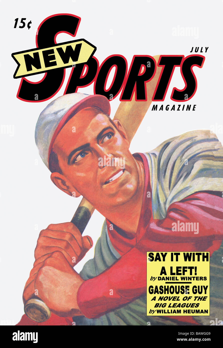 New Sports Magazine: Say it with a Left Stock Photo