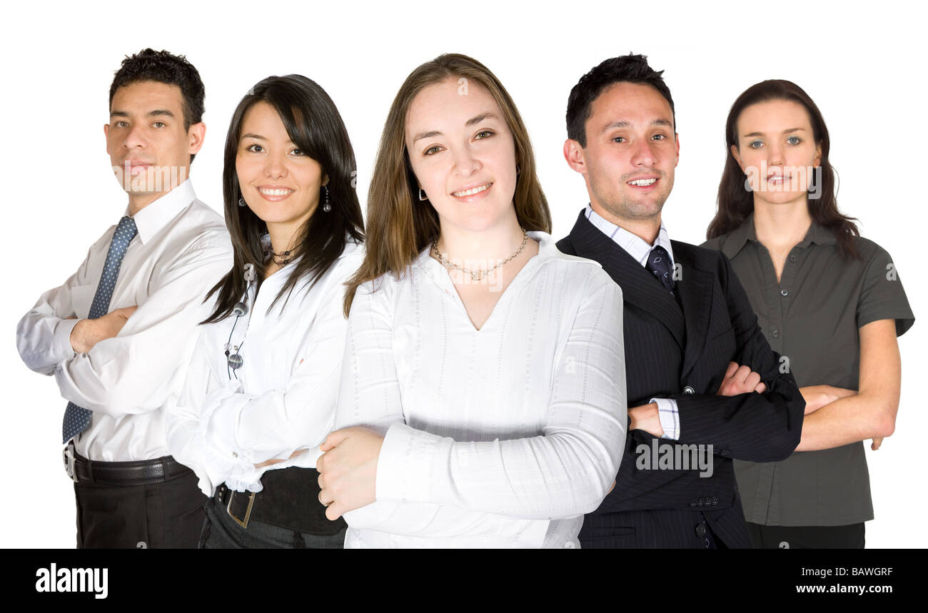 confident business team Stock Photo - Alamy