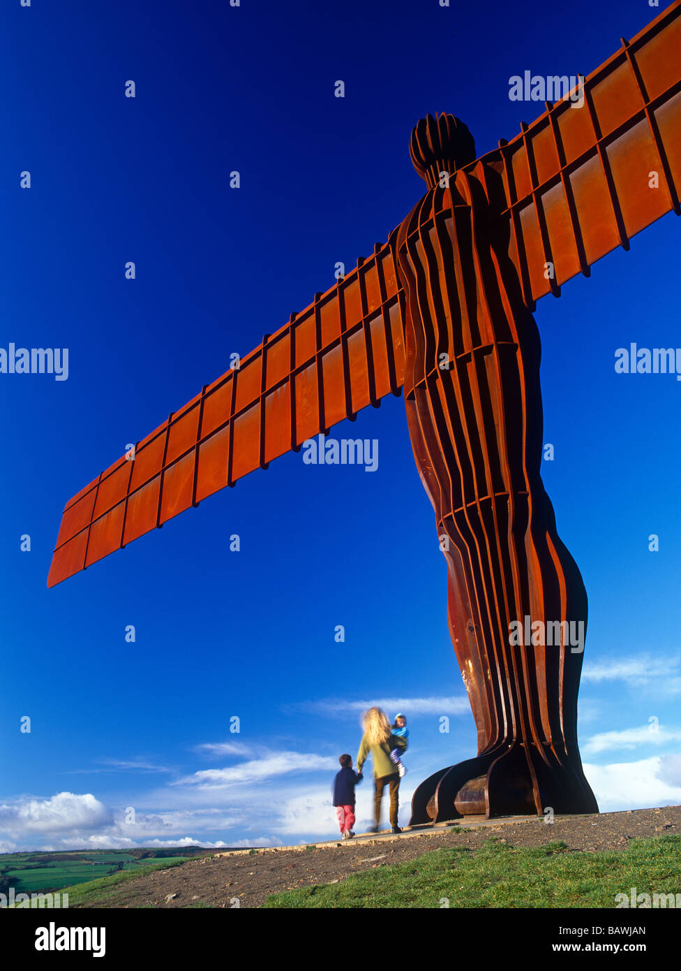 Gateshead Angel of the North, Tyne and Wear, England Stock Photo