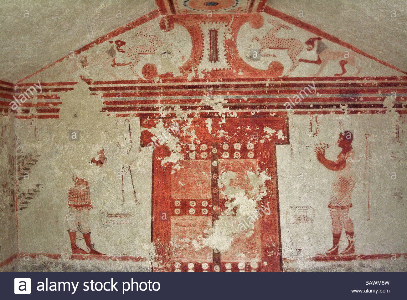 Гробница тарквиния. Фрески этрусская гробницы тарквинии. Гробница быков в тарквинии. Некрополь монтероцци тарквиния. Роспись в гробнице львиц в тарквинии (ок.