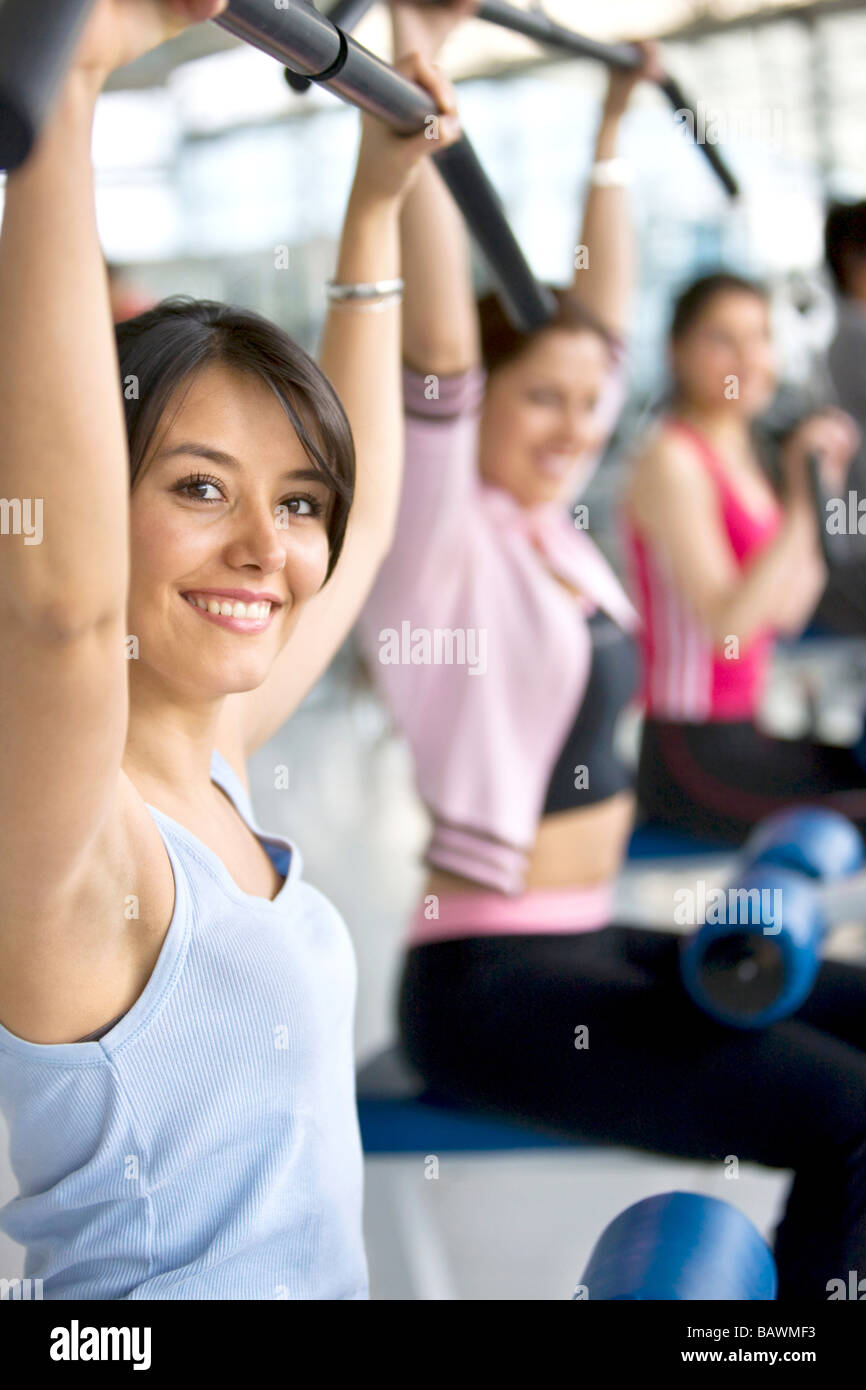 Workout group Stock Photo