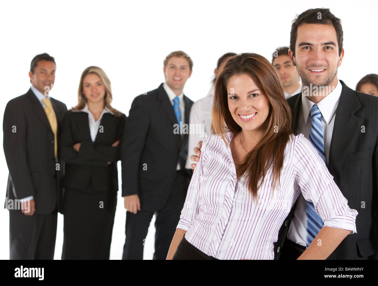 Woman business team behind hi-res stock photography and images - Alamy