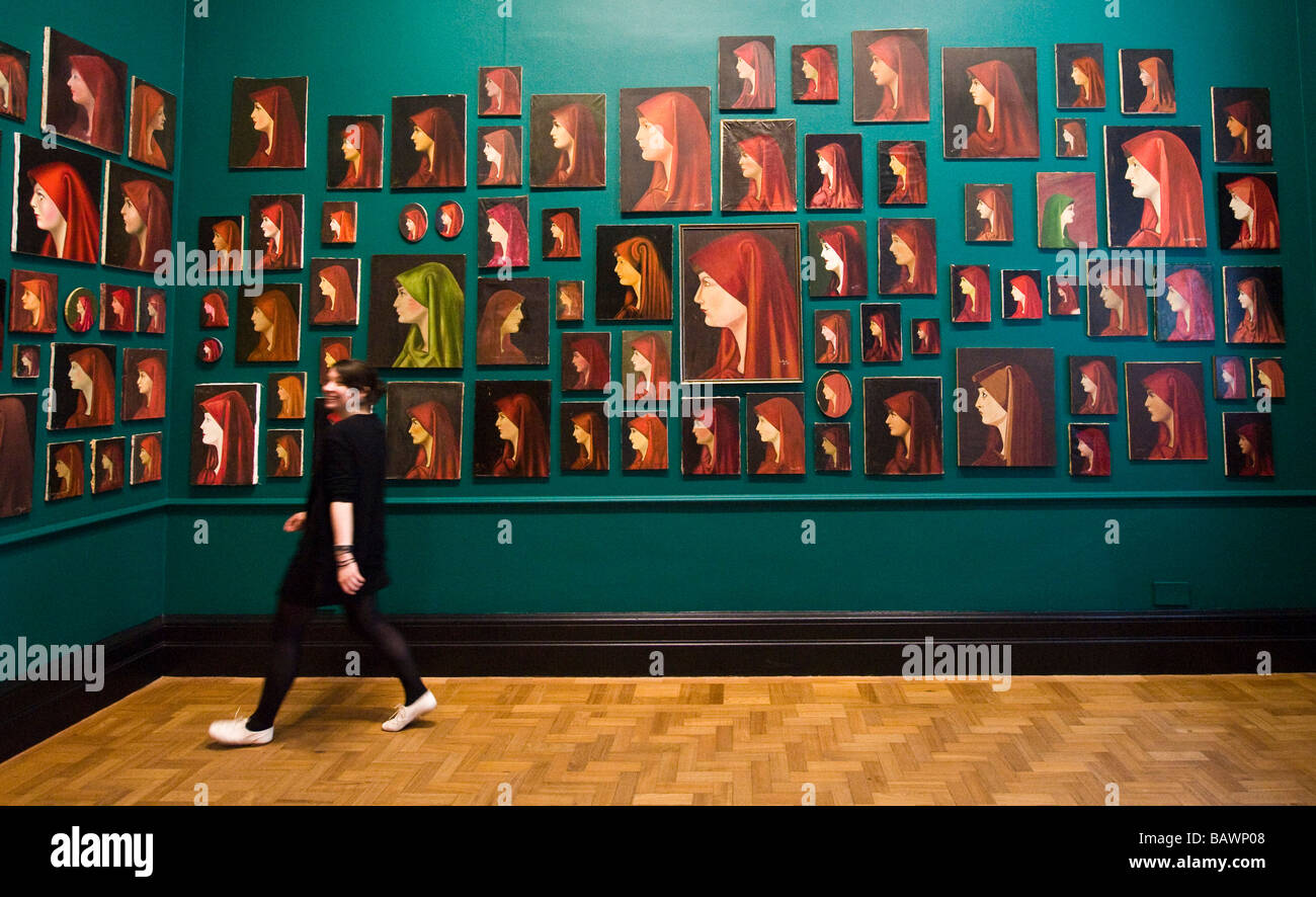 The Francis Alys Fabiola exhibition at the National Portrait Gallery, London Stock Photo