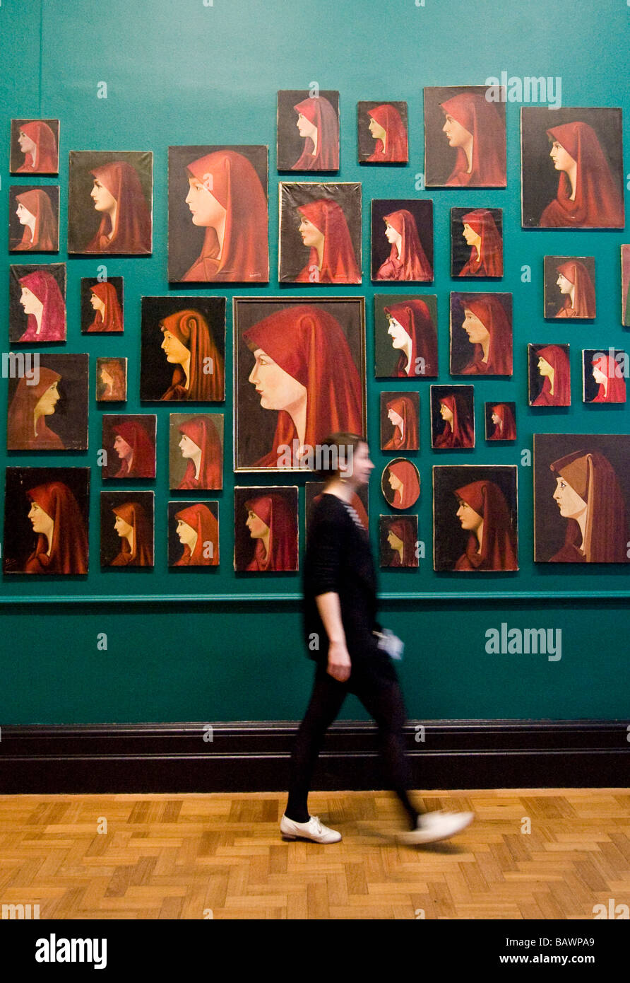 The Francis Alys Fabiola exhibition at the National Portrait Gallery, London Stock Photo