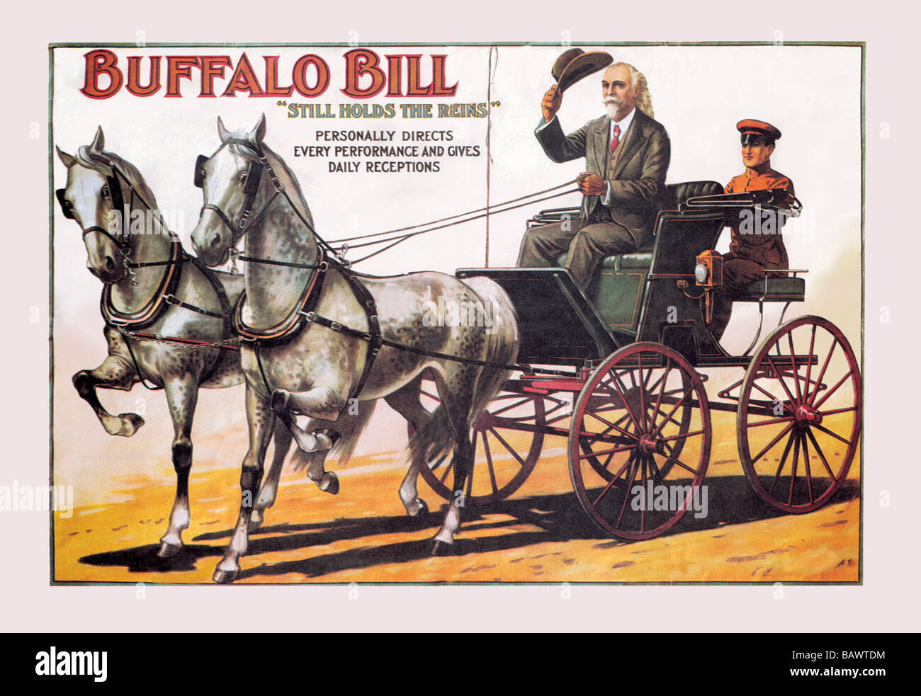 Buffalo Bill: Still Holds the Reins Stock Photo