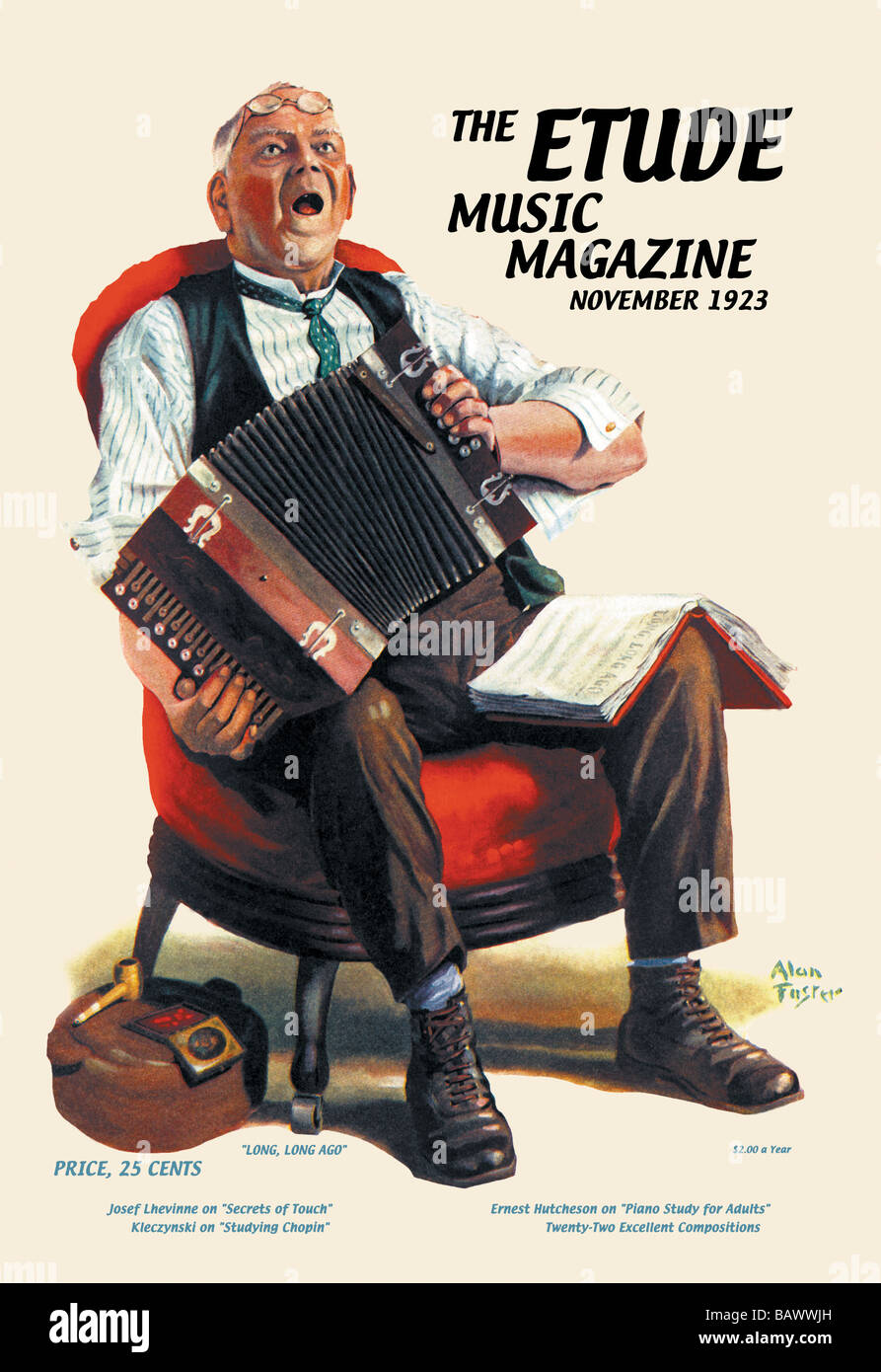 The Etude "Long,Long Ago Stock Photo Alamy