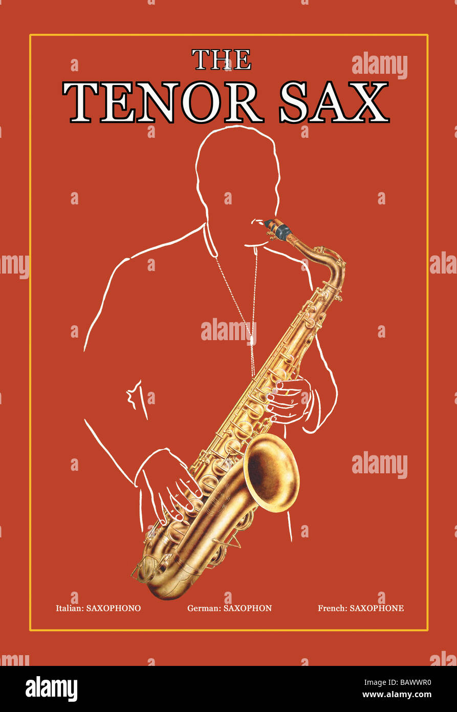 The Tenor Sax Stock Photo Alamy