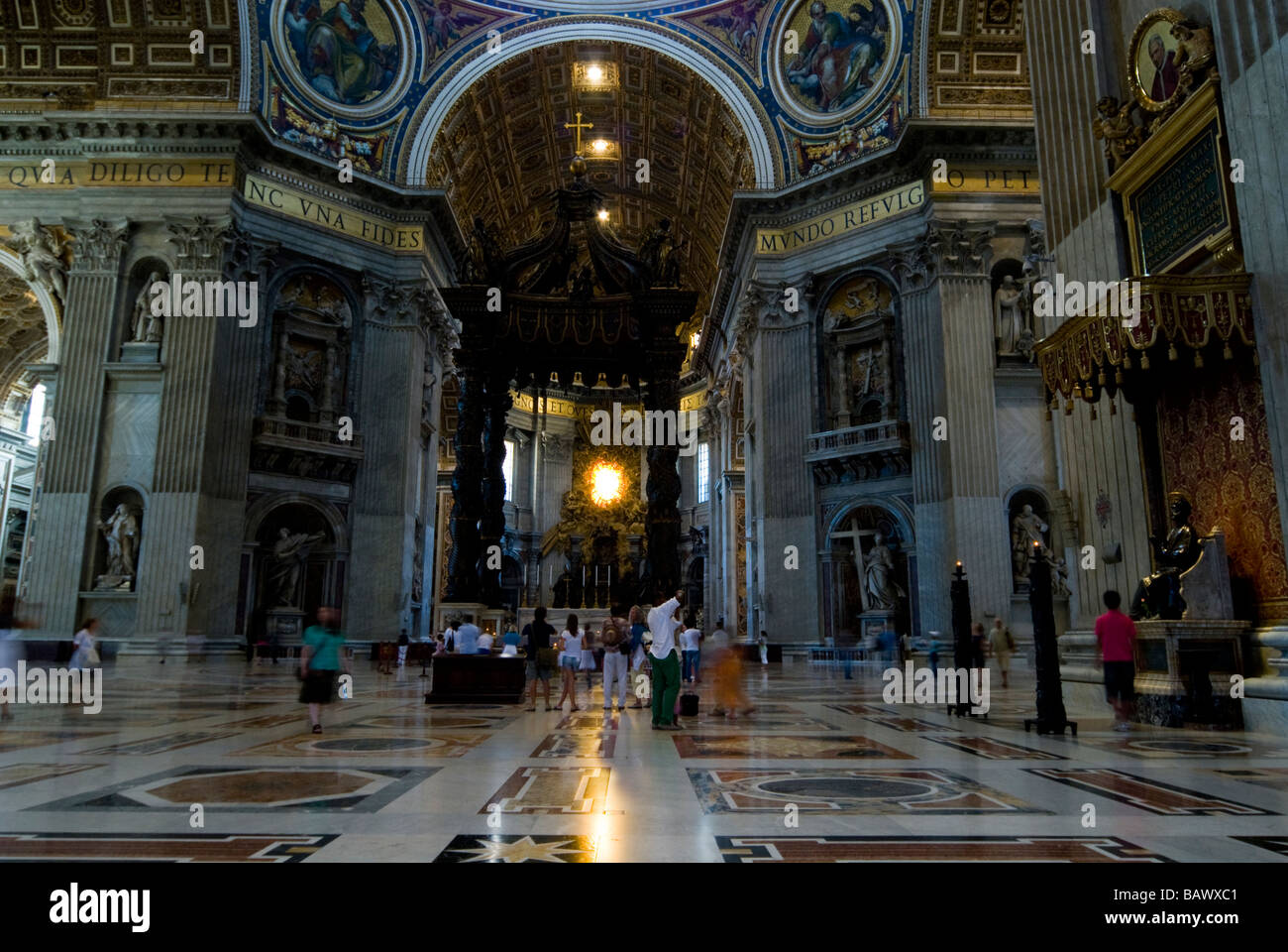 Interior of St. Peter's Basilica Stock Photo - Alamy