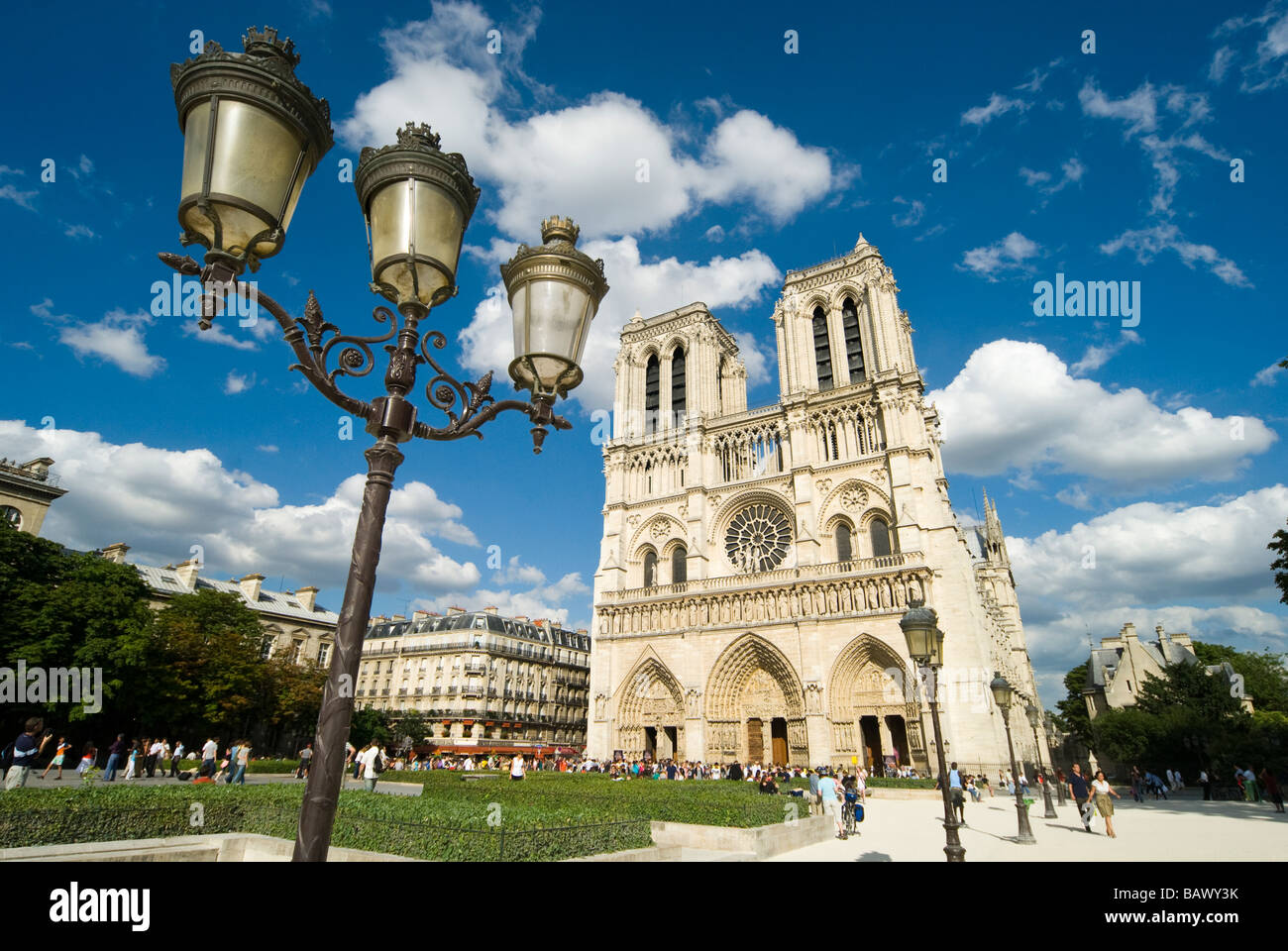 Notre Dame Cathedral Stock Photo