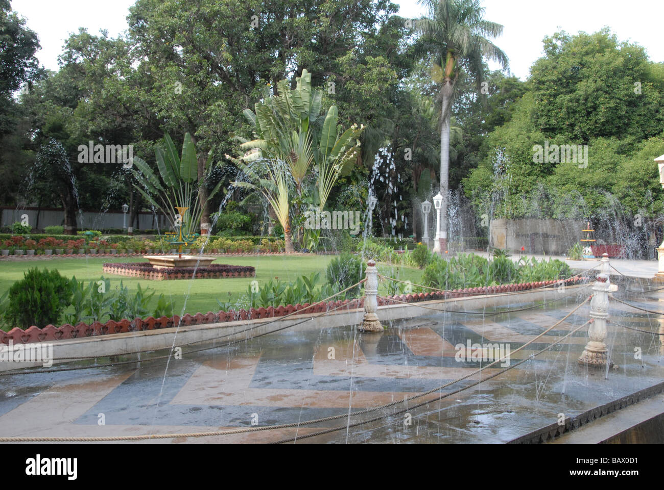 Gardens in Udaipur Rajasthan India Stock Photo Alamy