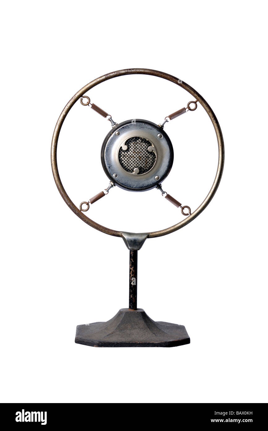 Vintage Radio Microphone Prop