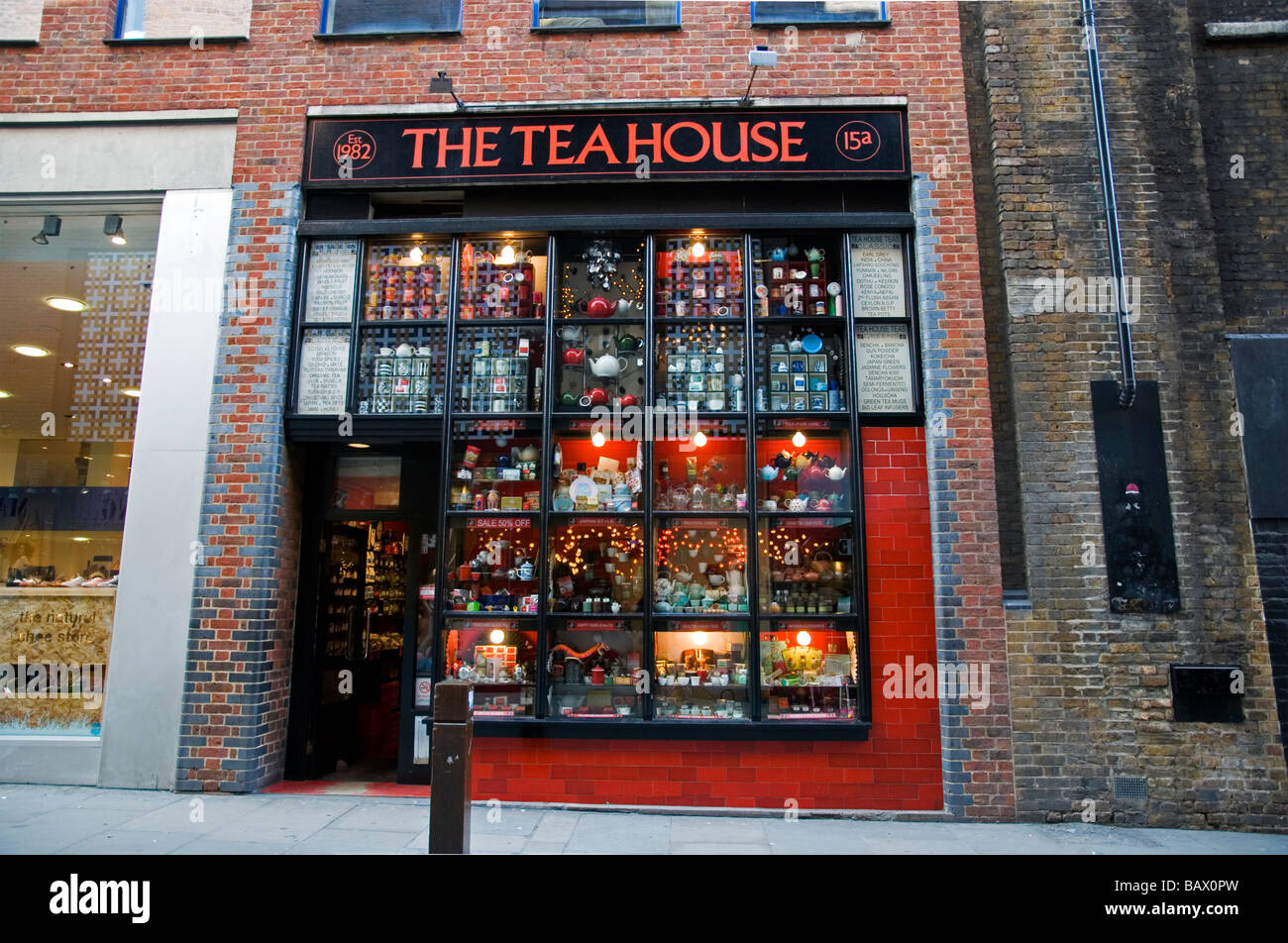 The Tea House in Covent Garden London England UK Stock Photo - Alamy