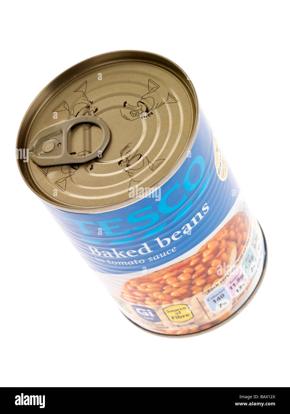 Tin of Baked Beans Stock Photo Alamy