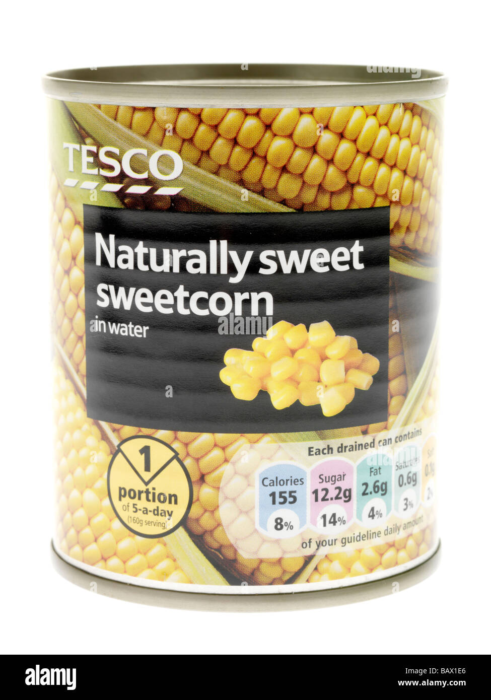 Tin of Sweetcorn Stock Photo Alamy