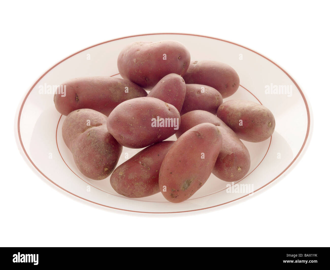 Whole Roseval potatoes stock photo. Image of uncooked - 15735456