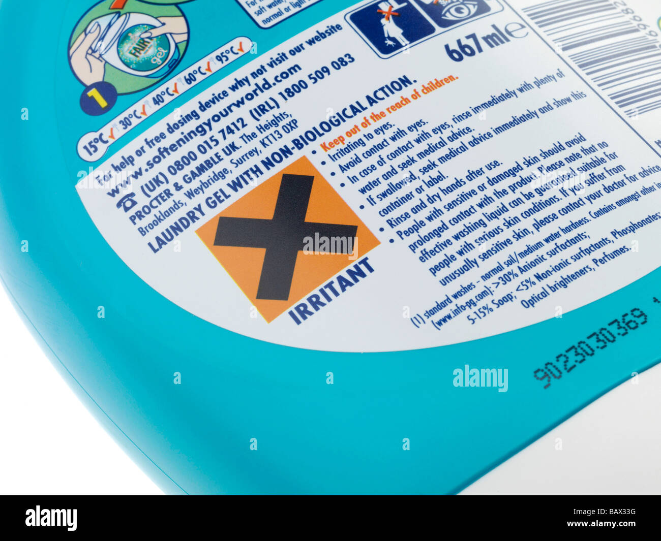 Washing Gel Stock Photo