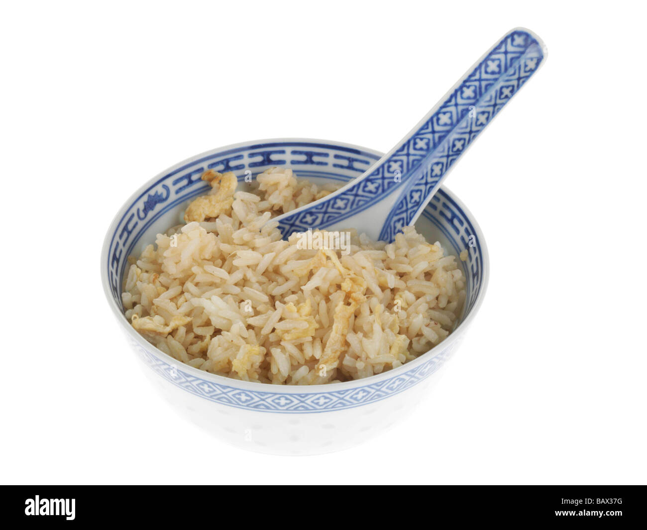 Egg Fried Rice Stock Photo