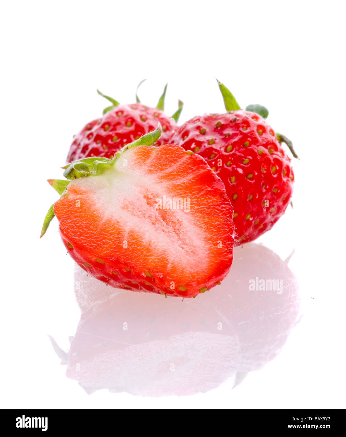 Strawberries cut out hi-res stock photography and images - Alamy