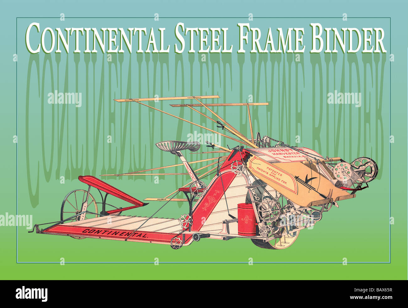 Continental Steel Frame Binder Stock Photo - Alamy