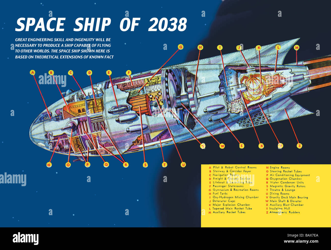 Space Ship of 2038Stock Photo