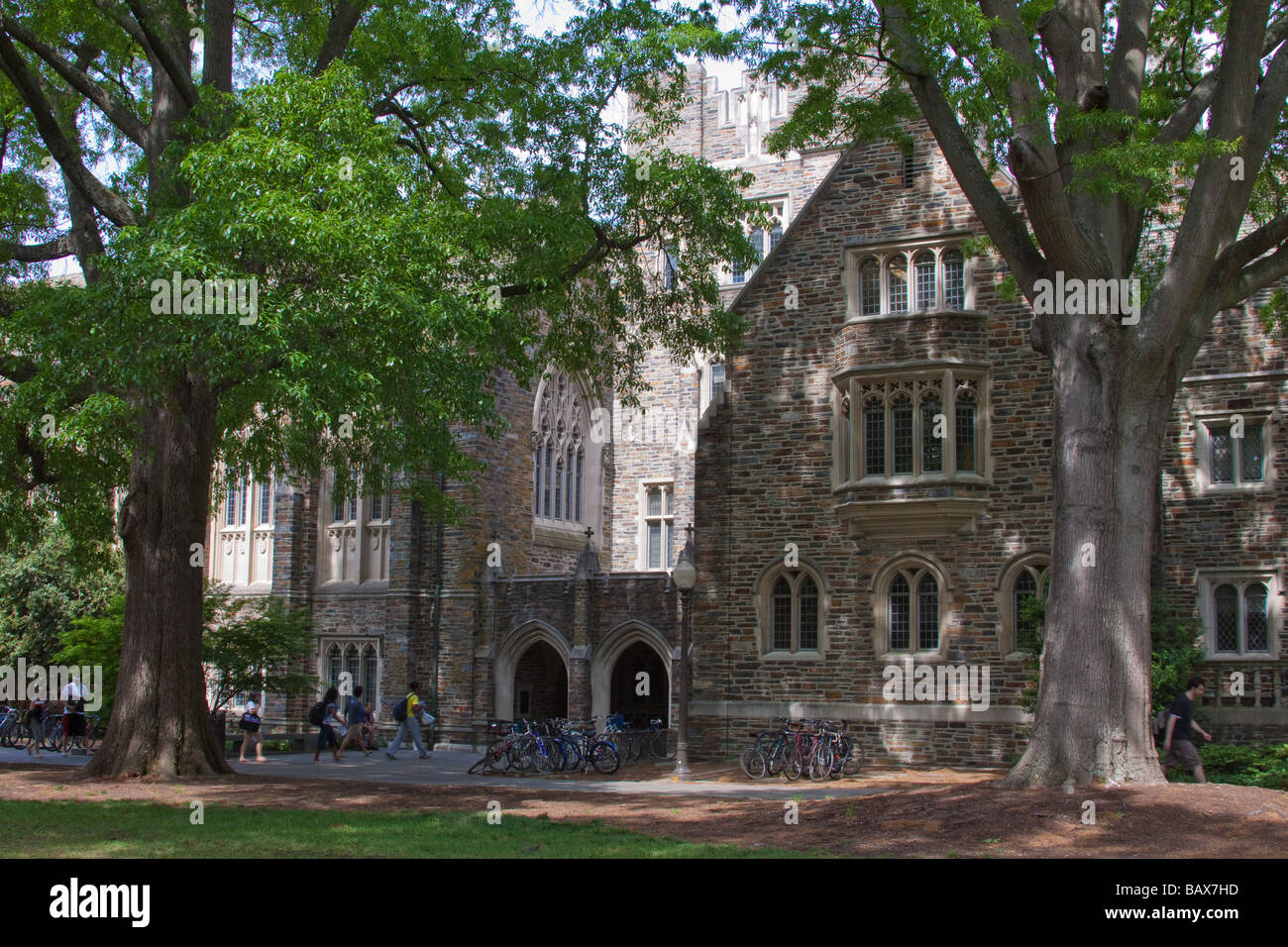 Library, Duke University, Durham NC Stock Photo