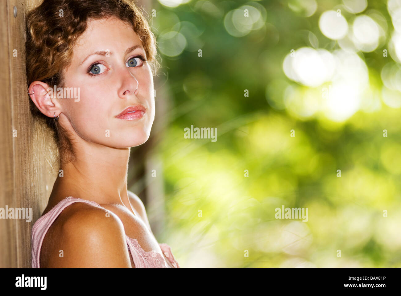 Attractive young woman Stock Photo - Alamy