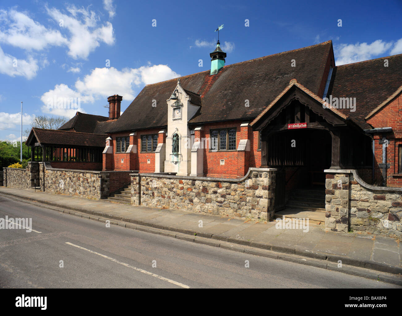 The village hall Kemsing. Sevenoaks, Kent, England, UK. Stock Photo