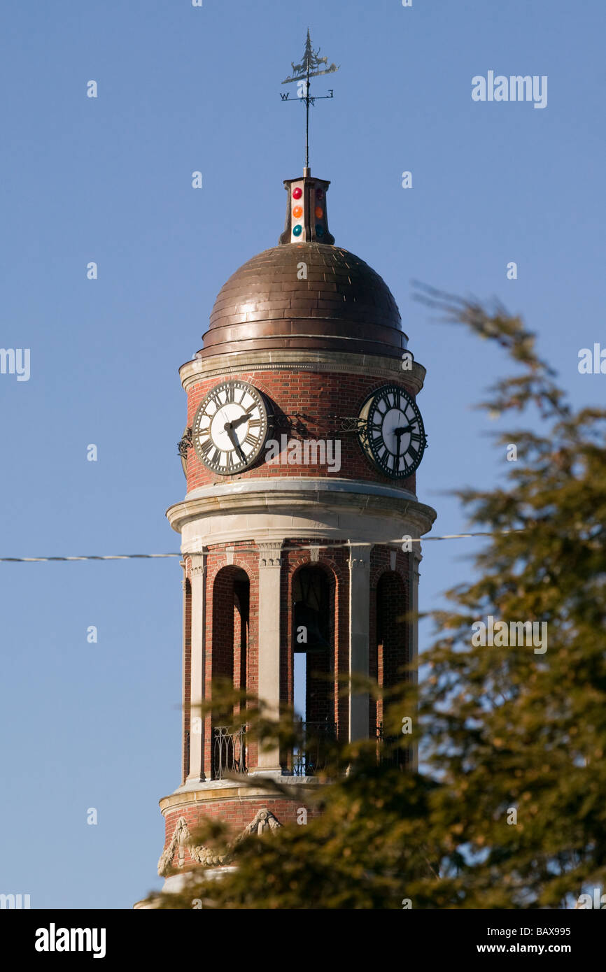 Copper clad dome adorns village hall Saranac New York Adirondacks Stock Photo Alamy