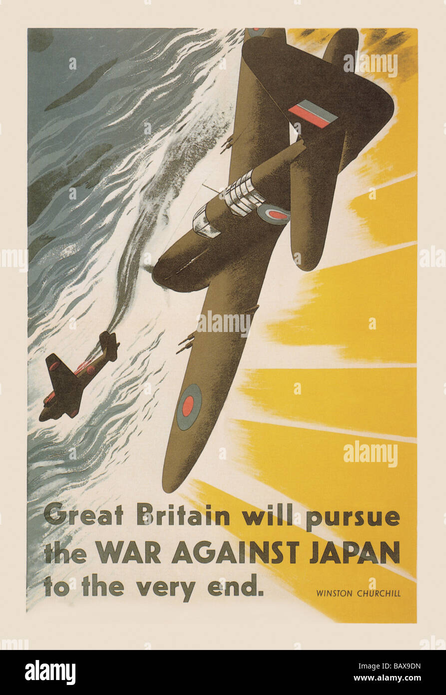 War Against Japan Stock Photo
