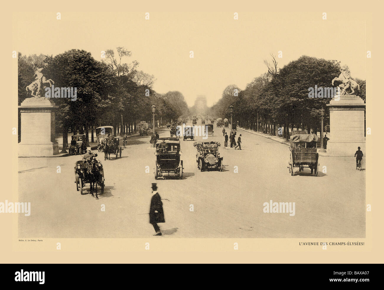 Avenue of the ChampsElysees (Elysian Fields Stock Photo Alamy