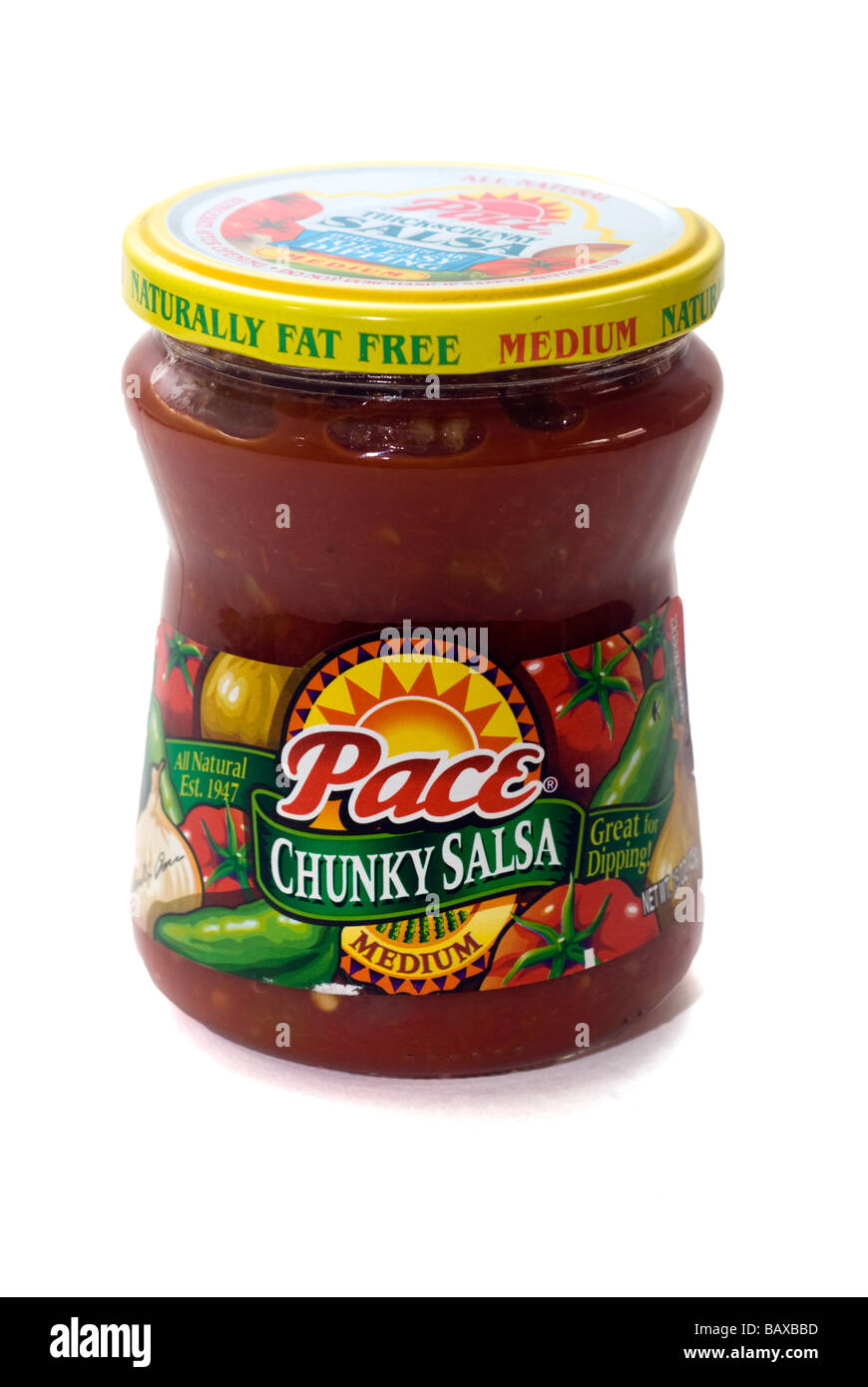 A jar of Pace brand Chunky Salsa Richard B Levine Stock Photo