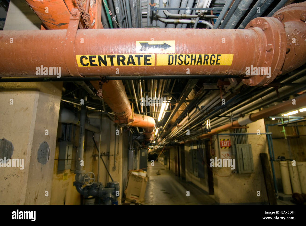 Yonkers Sewage Treatment Plant in the city of Yonkers NY in Westchester