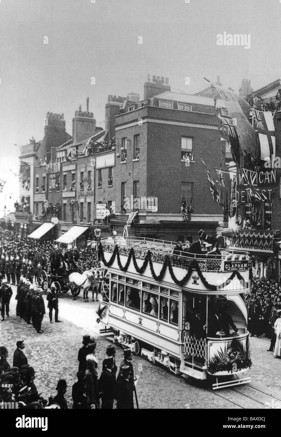 First Tramway,London Stock Photo