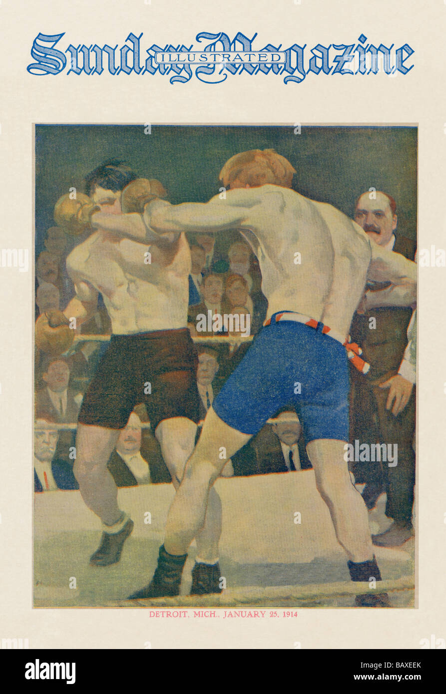 The Business of Boxing Stock Photo