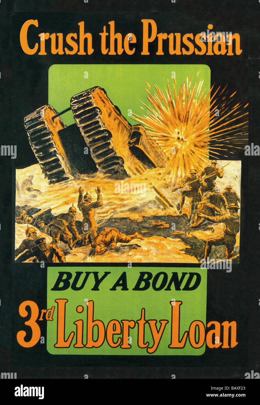 Crush the Prussian: Buy a Bond Stock Photo