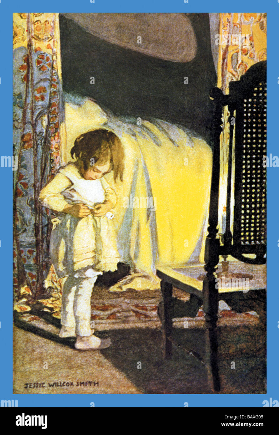 Bed in Summer Stock Photo Alamy