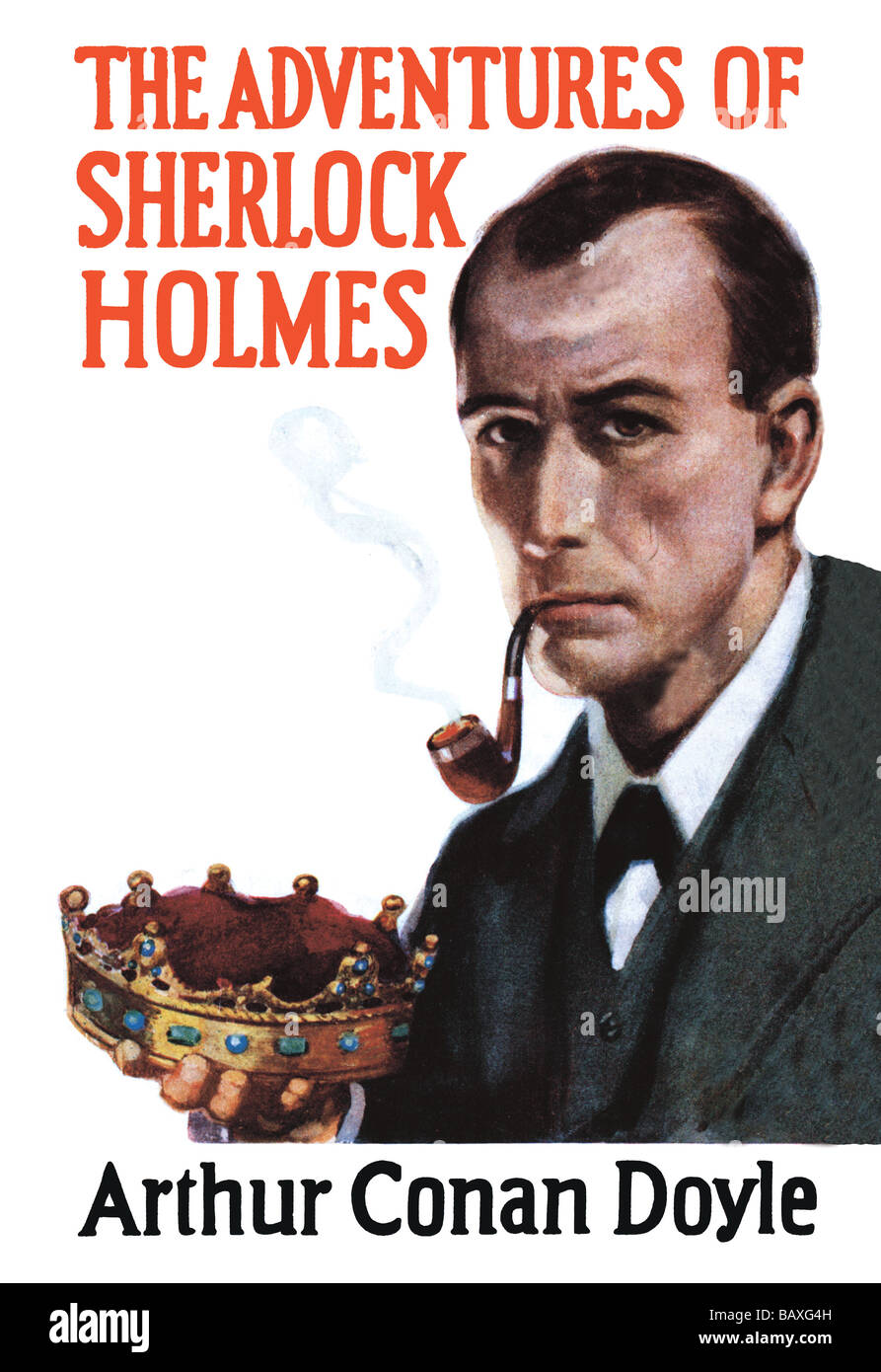 Sherlock Holmes Mystery (book cover) Stock Photo