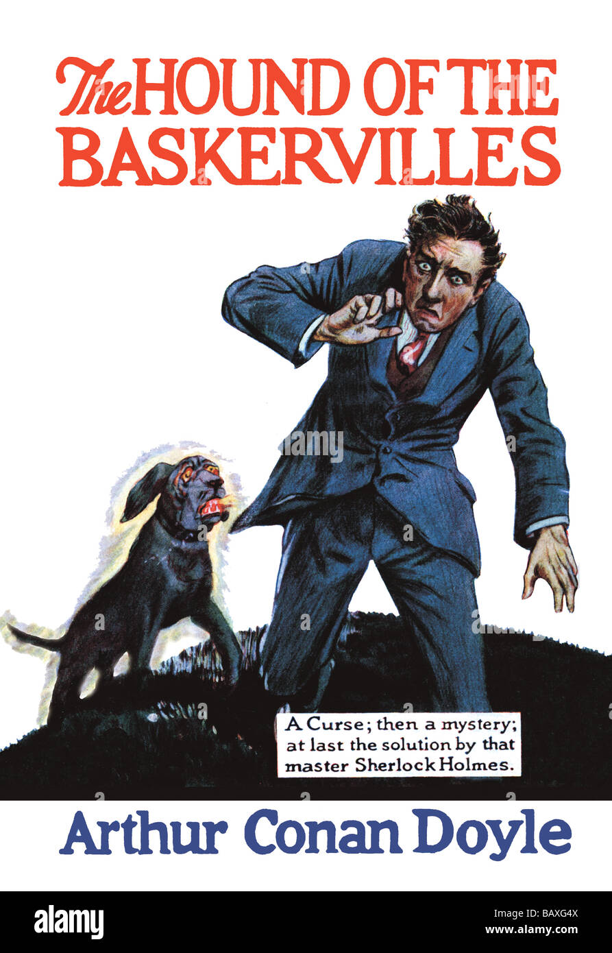 The Hound of the Baskervilles #1 (book cover) Stock Photo