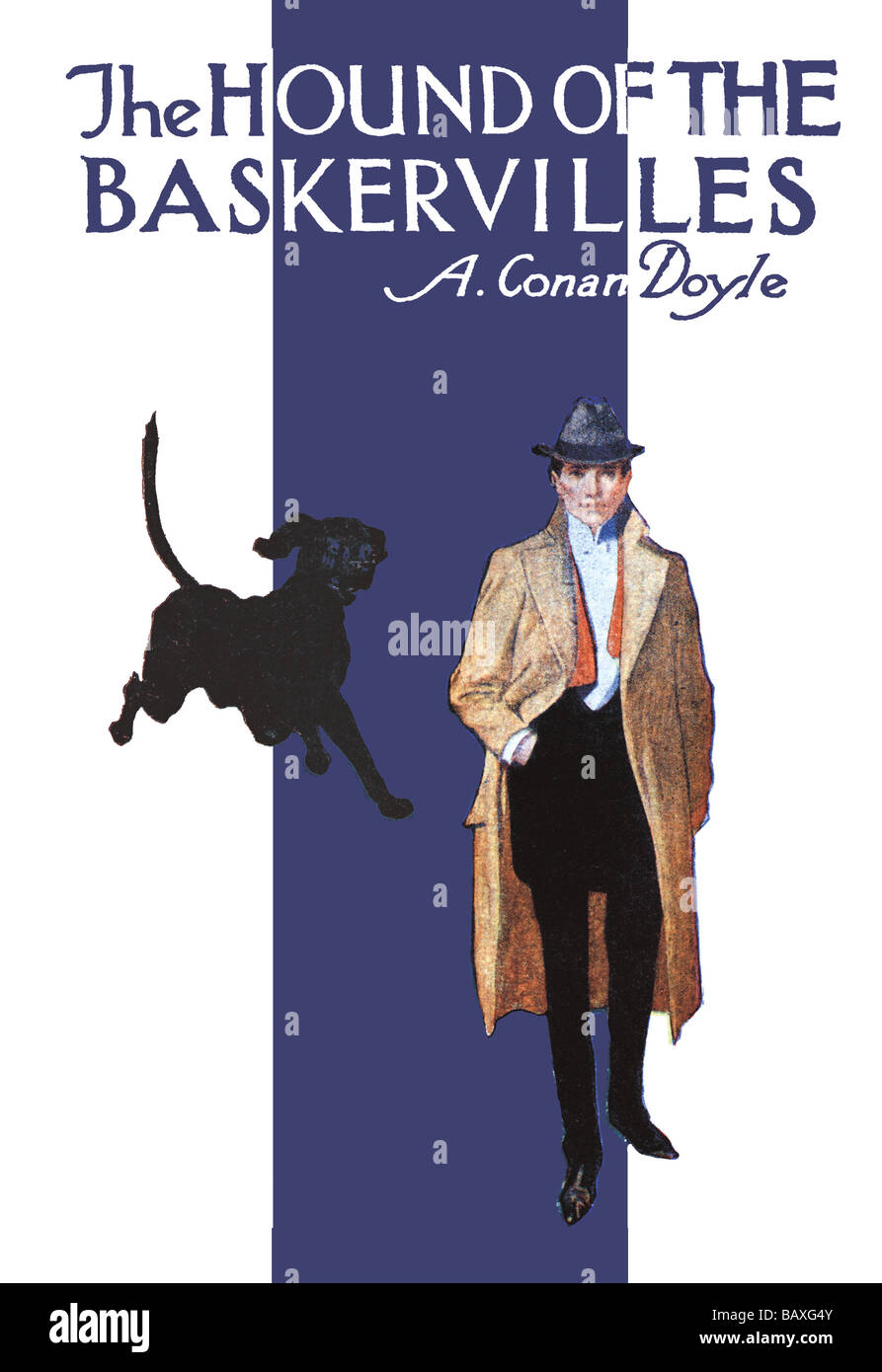 The Hound of the Baskervilles #2 (book cover) Stock Photo
