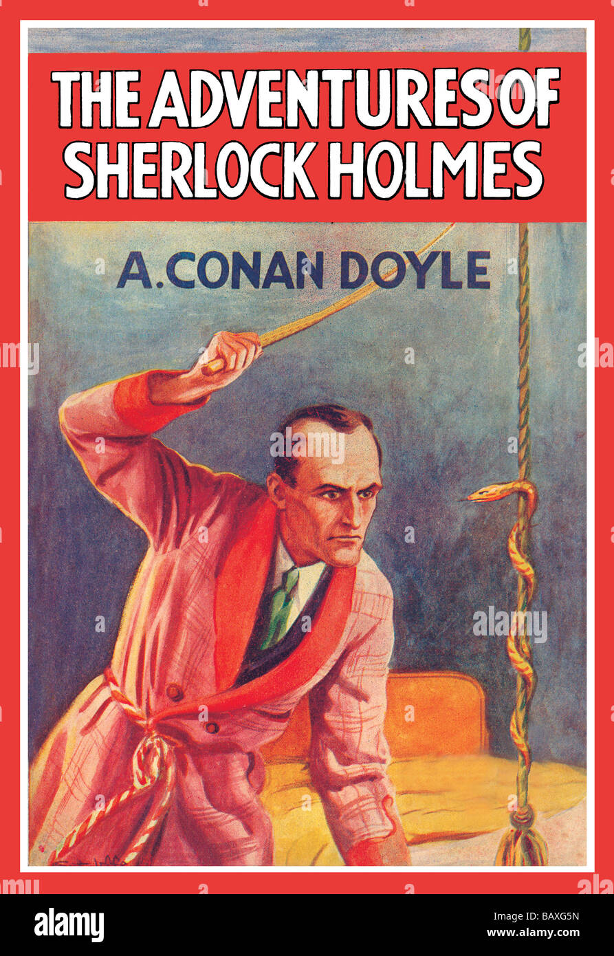 The Adventures of Sherlock Holmes #2 (book cover) Stock Photo