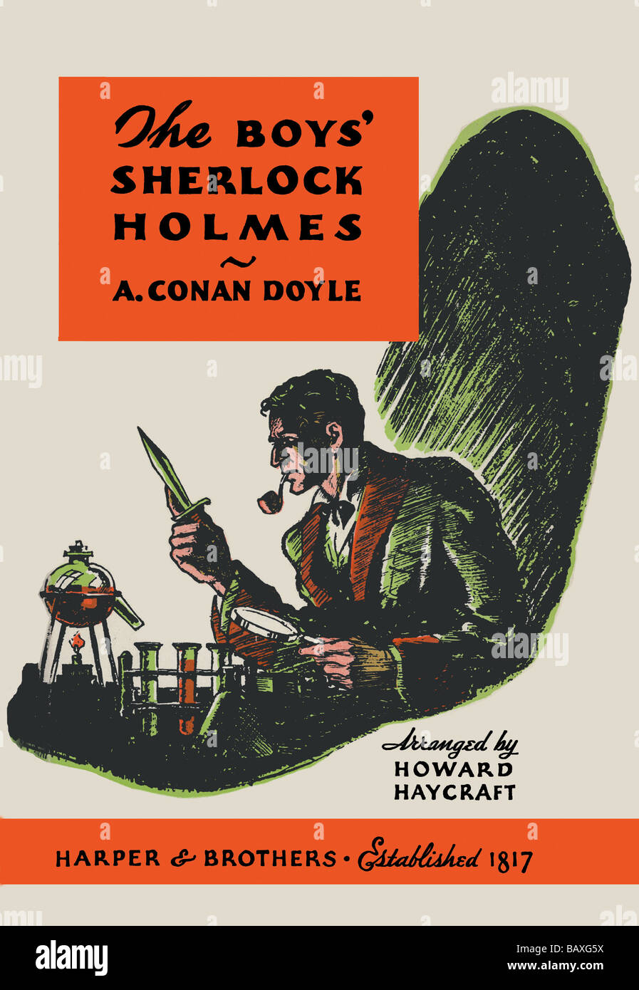 The Boys' Sherlock Holmes (book cover) Stock Photo