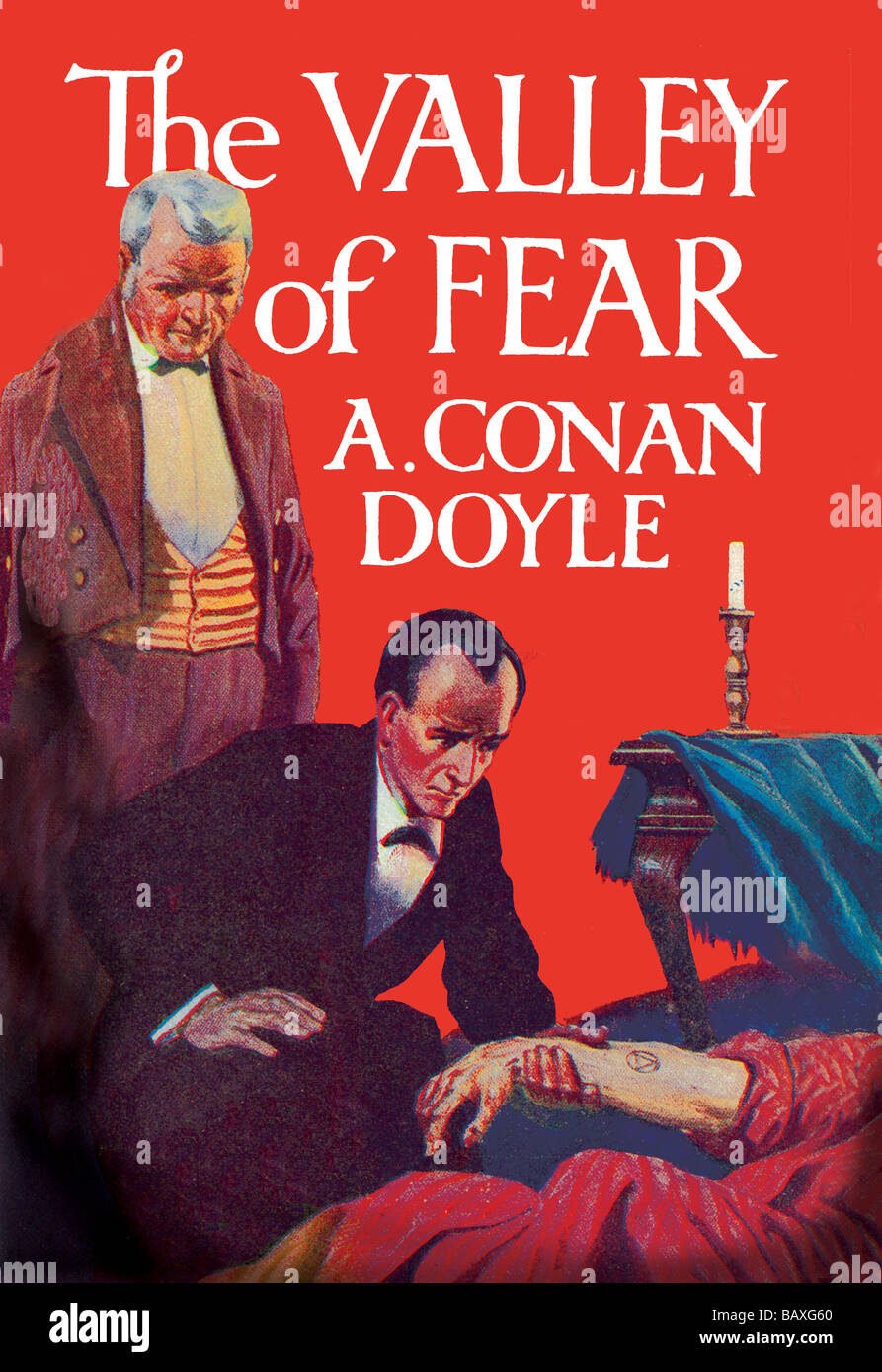 The Valley of Fear (book cover) Stock Photo