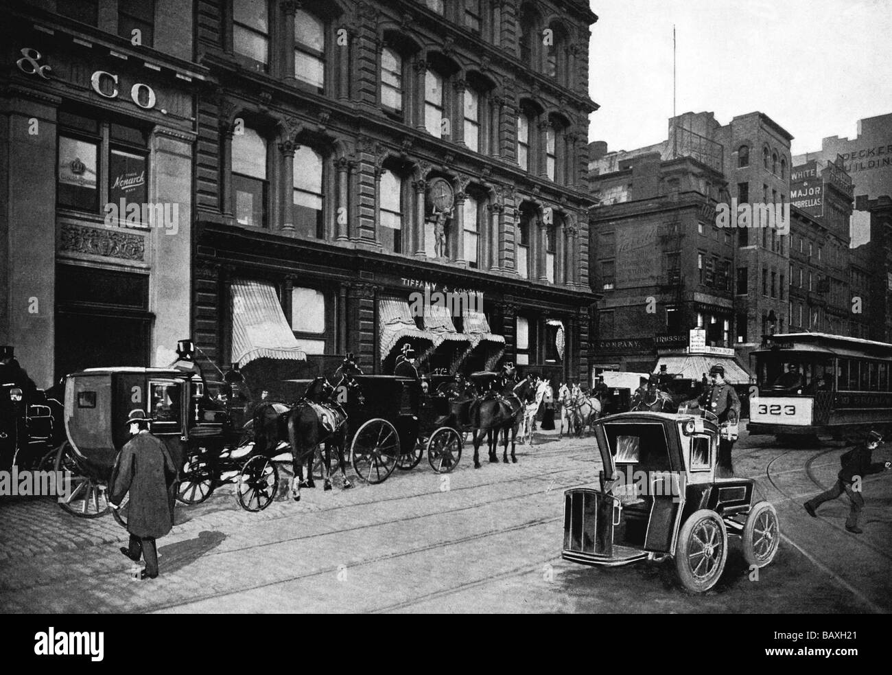 A Tiffany Blue Box (little blue box from Tiffany) from Tiffany & Co., the  famous New York City jewelry company Stock Photo - Alamy